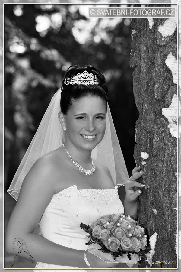 svatební fotograf - svatební fotografie Roztoky