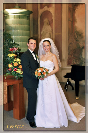 svatební fotograf Libeňský zámeček - svatební fotografie